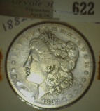 1882 San Francisco Mint Morgan Silver Dollar.