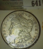 1902 P Morgan Silver Dollar.
