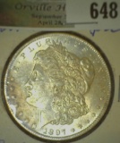 1897 P Morgan Silver Dollar.