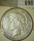1926 D U.S. Silver Peace Dollar.