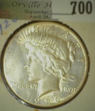1926 S U.S. Silver Peace Dollar.