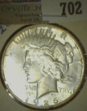 1926 S U.S. Silver Peace Dollar.