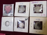 1906, 12P, & 35P U.S. Nickels; & 1876 & 1912 D U.S. Silver Dimes.