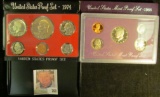 1974 S & 88 S U.S. Proof Sets in original holders as issued.