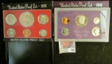 1976 S & 84 S U.S. Proof Sets in original holders as issued.