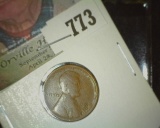 1910 S Lincoln Cent, VG.