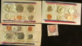 1981, 88, & 89 U.S. Mint Sets in original cellophane and envelopes.