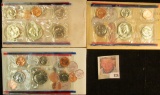 1981, 89, & 90 U.S. Mint Sets in original cellophane and envelopes.