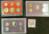 1982 S, 86 S, & 88 S U.S. Proof Sets in original holders as issued.