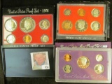1976 S, 82 S, & 89 S U.S. Proof Sets in original holders as issued.