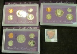 1989 S, 91 S, & 93 S U.S. Proof Sets in original holders as issued.