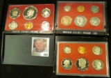 1973 S, 80 S, & 82 S U.S. Proof Sets in original holders as issued.