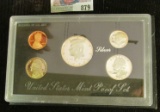 1995 S U.S. Silver Proof Set, original as issued.