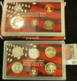 1999 S U.S. Silver Proof Set, original as issued.