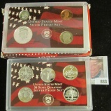 1999 S U.S. Silver Proof Set, original as issued.