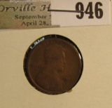 1914 D Lincoln Cent, Very Good. Super Key date.