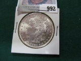 1921 P Morgan Silver Dollar, Brilliant Uncirculated.