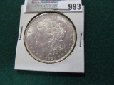 1921 P Morgan Silver Dollar, Brilliant Uncirculated.