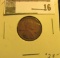 1924 D Lincoln Cent, VG.