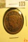 1850 Large Cent, F+, value $30