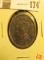 1851 Large Cent, F, value $28