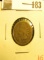 1859 Indian Head Cent, G, value $15
