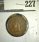 1904 Indian Head Cent, VF30, value $8