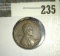 1909 VDB Lincoln Cent, AU, value $20