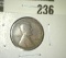 1909 Lincoln Cent, VG, value $5