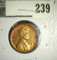 1910 Lincoln Cent, AU+, value $10