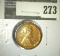 1929-S Lincoln Cent, AU, value $14