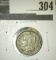 1868 3 Cent Nickel, VF+, value $30