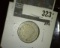 1891 V Nickel, G obverse AG reverse, clear date, value $5