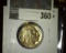 1937 Buffalo Nickel, BU toned, value $40