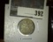 1874 Arrows Seated Liberty Dime, VF, nice example, value $55