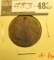 1853 arrows Seated Liberty Quarter, VG holed, VG value $30