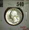 1932 Washington Quarter, BU, blemish-free MONSTER, NO MARKS, cleanest raw example the consigner has