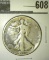 1921-S Walking Liberty Half Dollar, G cleaned, G value $48