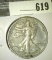 1935-S Walking Liberty Half Dollar, XF, value $26