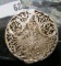 Filigree style small round silver box, suitable for potpourri or to be able to glimpse what is insid