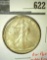 1936-S Walking Liberty Half Dollar, AU/BU, AU S60 value $130, quite a jump to an uncirculated value!