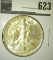 1937 Walking Liberty Half Dollar, BU, MS63 value $70