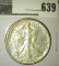 1943-S Walking Liberty Half Dollar, AU, value $25