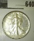 1944 Walking Liberty Half Dollar, AU58, value $35