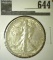 1945-S Walking Liberty Half Dollar, AU, value $24