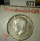 1976 Bicentennial Kennedy Half Dollar, BU, promotional gift from Chick-fil-A, in 2x2 from 1976 with