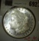 1880-S Morgan Dollar, BU, value MS63 $65, MS65 $170