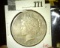 1927 Peace Dollar, XF/AU, value $45