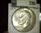 1976-D type 1 Eisenhower Dollar, BU toned, nice example, value $10