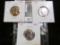 3 Proof Jefferson Nickels, 1959, 1960 & 1961, group value $9